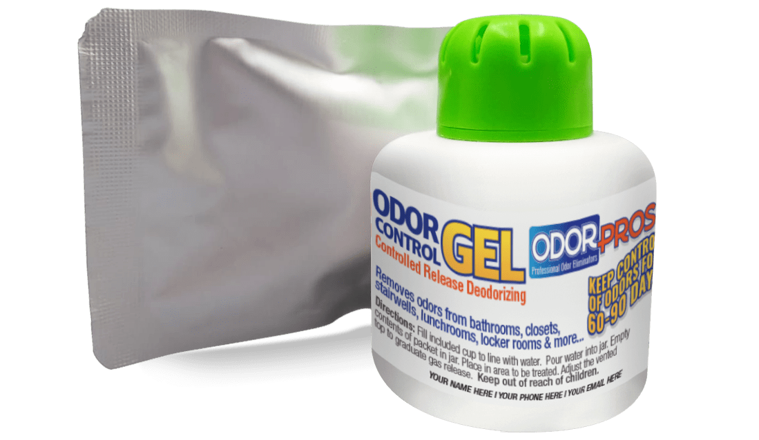 Odor Control Gel for Clean Air Spaces - dispenser