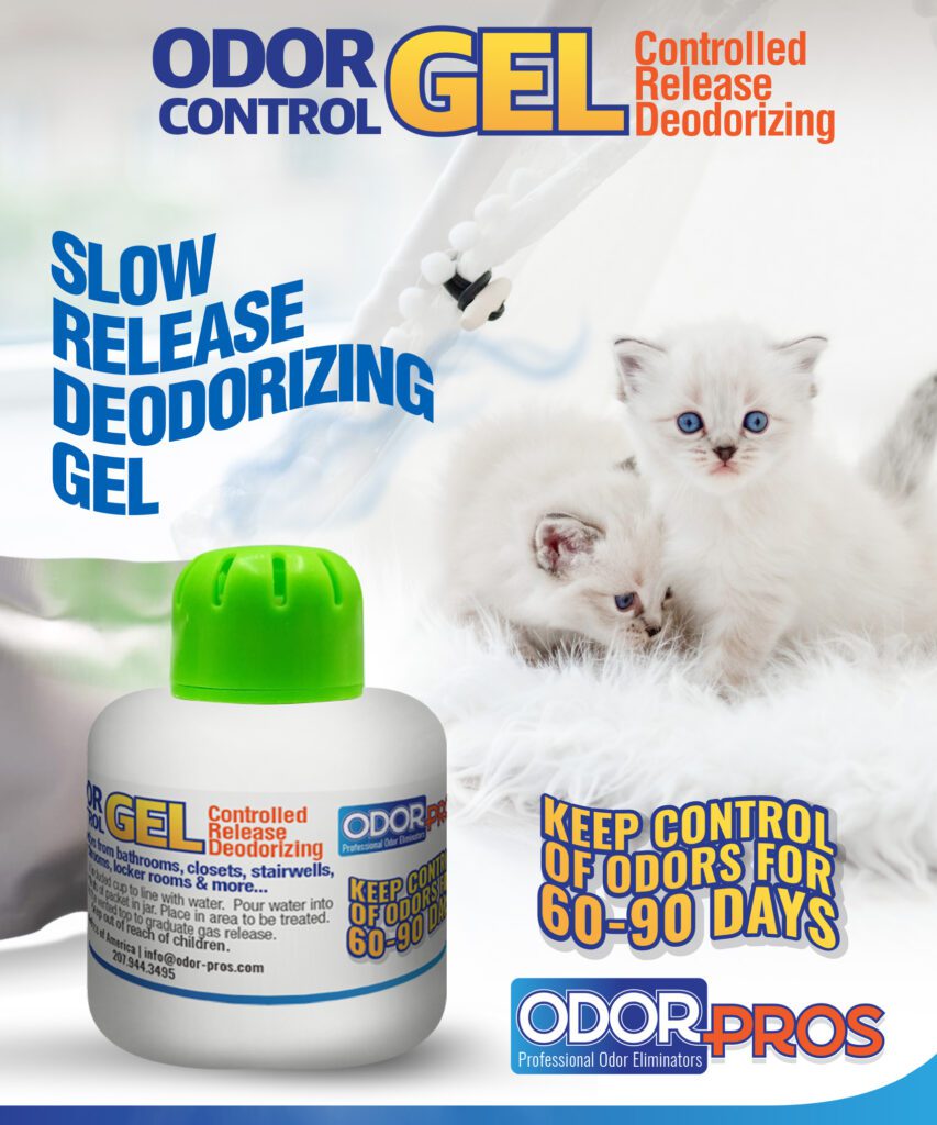 OdorPros Odor Control Gel Deodorizing Kit - Adjustable & Refillable